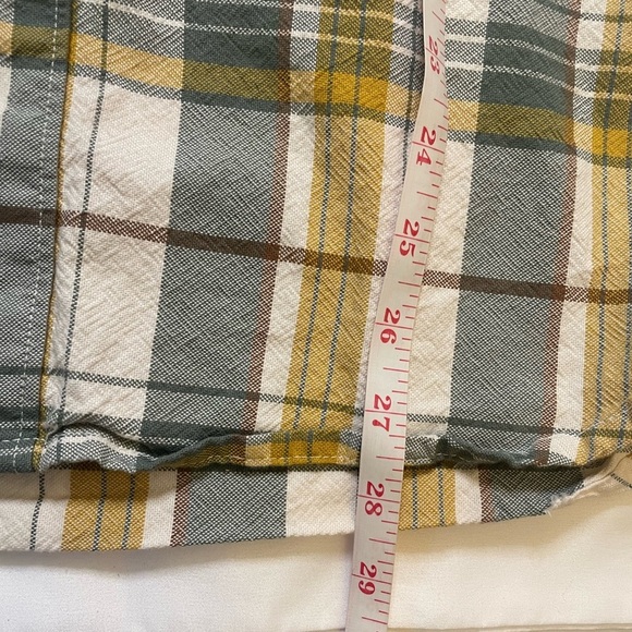 Mens The North Face size small yellow/green Hayden Pass 2.0 plaid button up - Picture 12 of 12